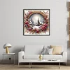 Christmas Cottage-11CT Stamped Cross Stitch 40*40cm/15.75*15.75in tapestrymarket