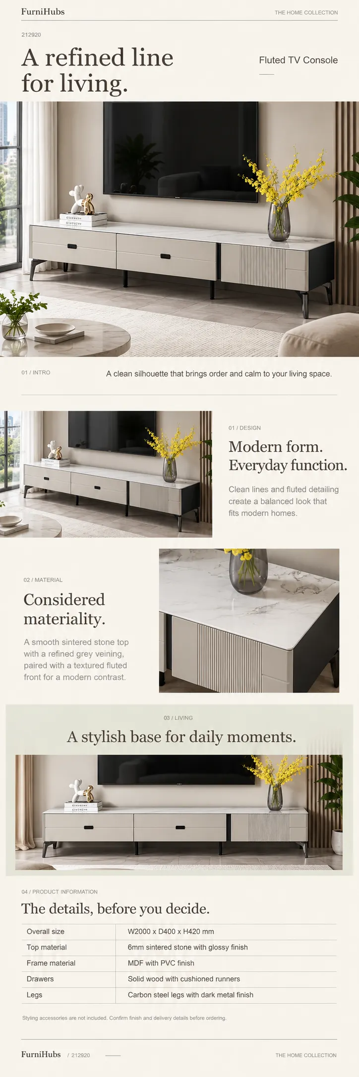 TV Console 212920