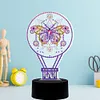 DIY Diamond Painting 7 Color Night Light Lamp Home Decoration Ornament Gift Kit(Butterfly)