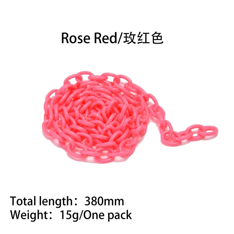 1 Pack = 5 Pieces Arylic 6*8mm Jewelry Accessories Chain