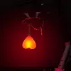 Bicycle Taillight Creative Egg Light Outdoor Night Riding High Brightness Heartbeat Warning Light Backpack Hanging Light Cycling Equipment