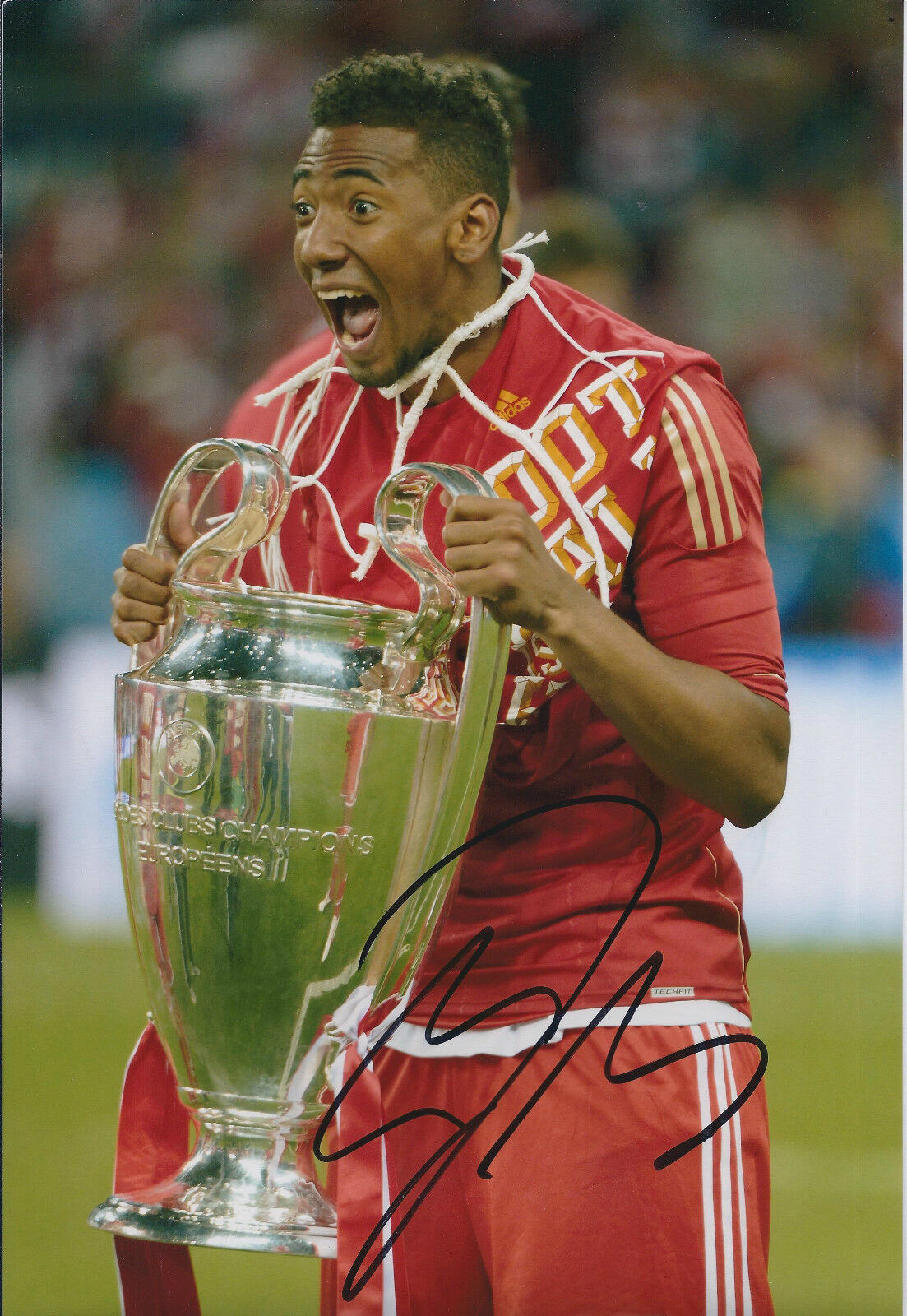 Jerome BOATENG Signed Autograph Photo Poster painting AFTAL COA Bayern Munich Germany RARE