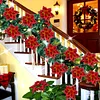 8pcs Flower Shape DIY Diamond Painting 3D Composite XMAS Floral Decorative Set