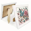 5D DIY Partial Special Shaped Drill Diamond Painting With Frame Kit Rose Decor 19.2x19.2cm