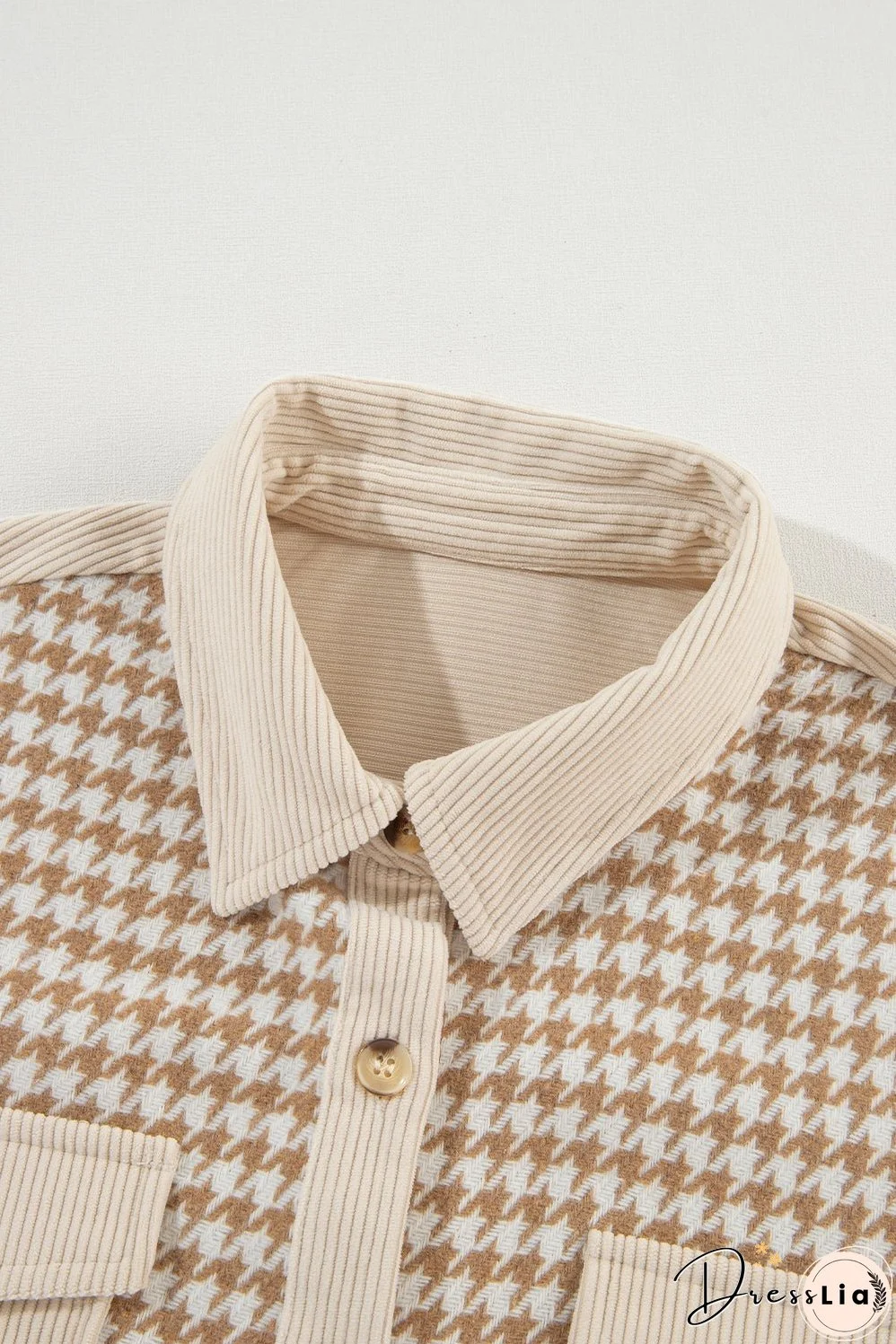 Houndstooth and Corduroy Shacket