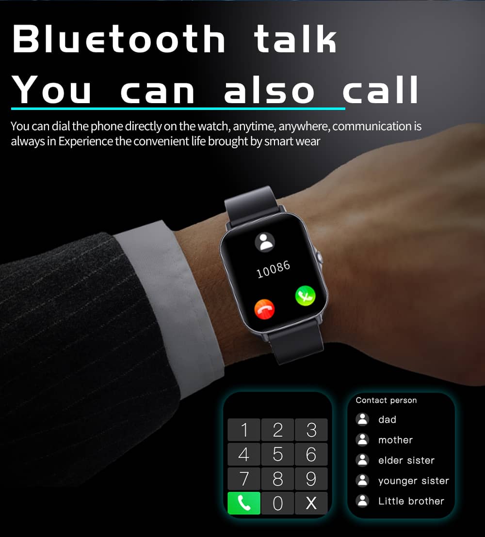 Findtime Smart Watch Blood Temperature Monitoring Bluetooth Calling