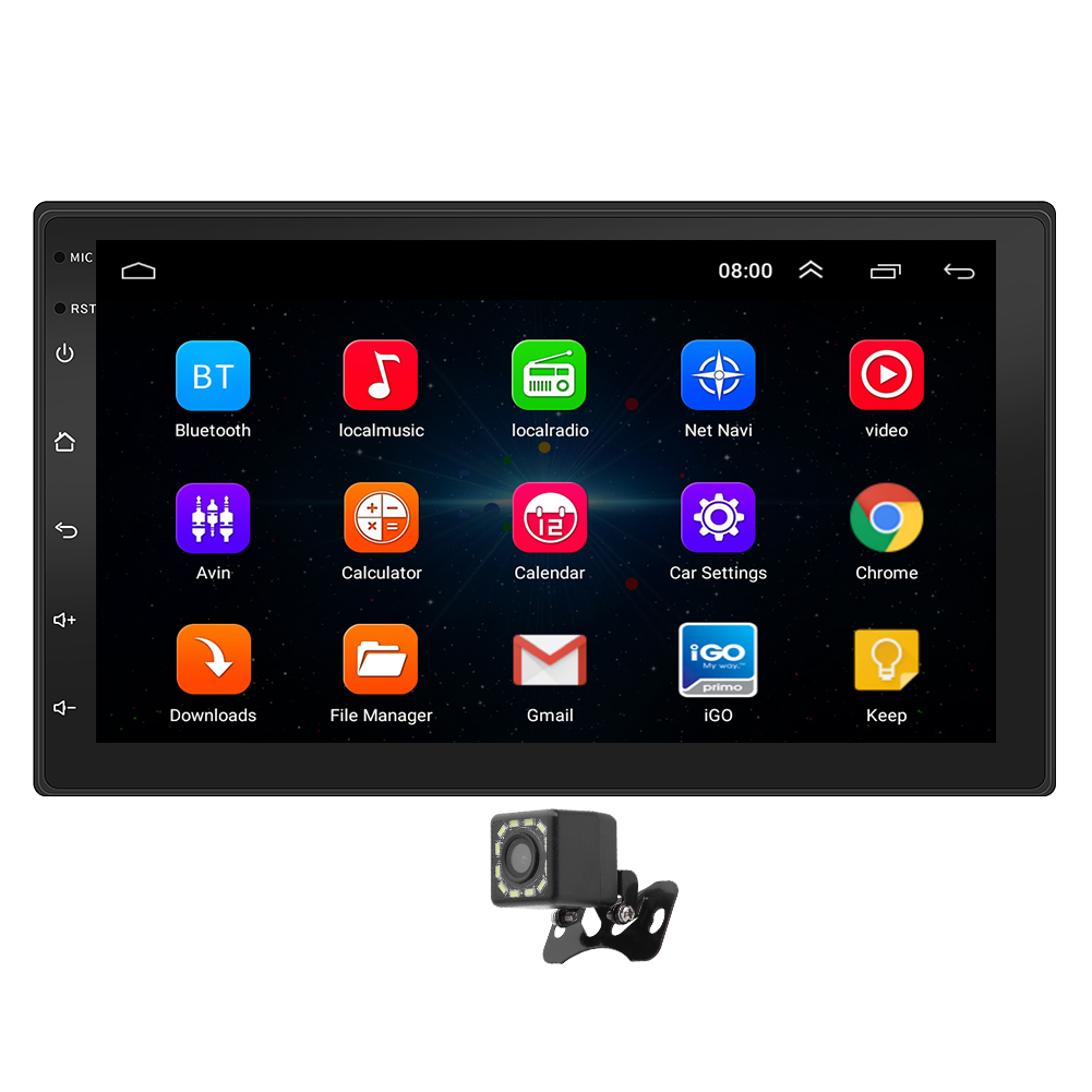 

9210S 2 DIN Car Stereo Android 10.1 WiFi GPS FM Radio Receiver Head Unit, Without camera, 501 Original