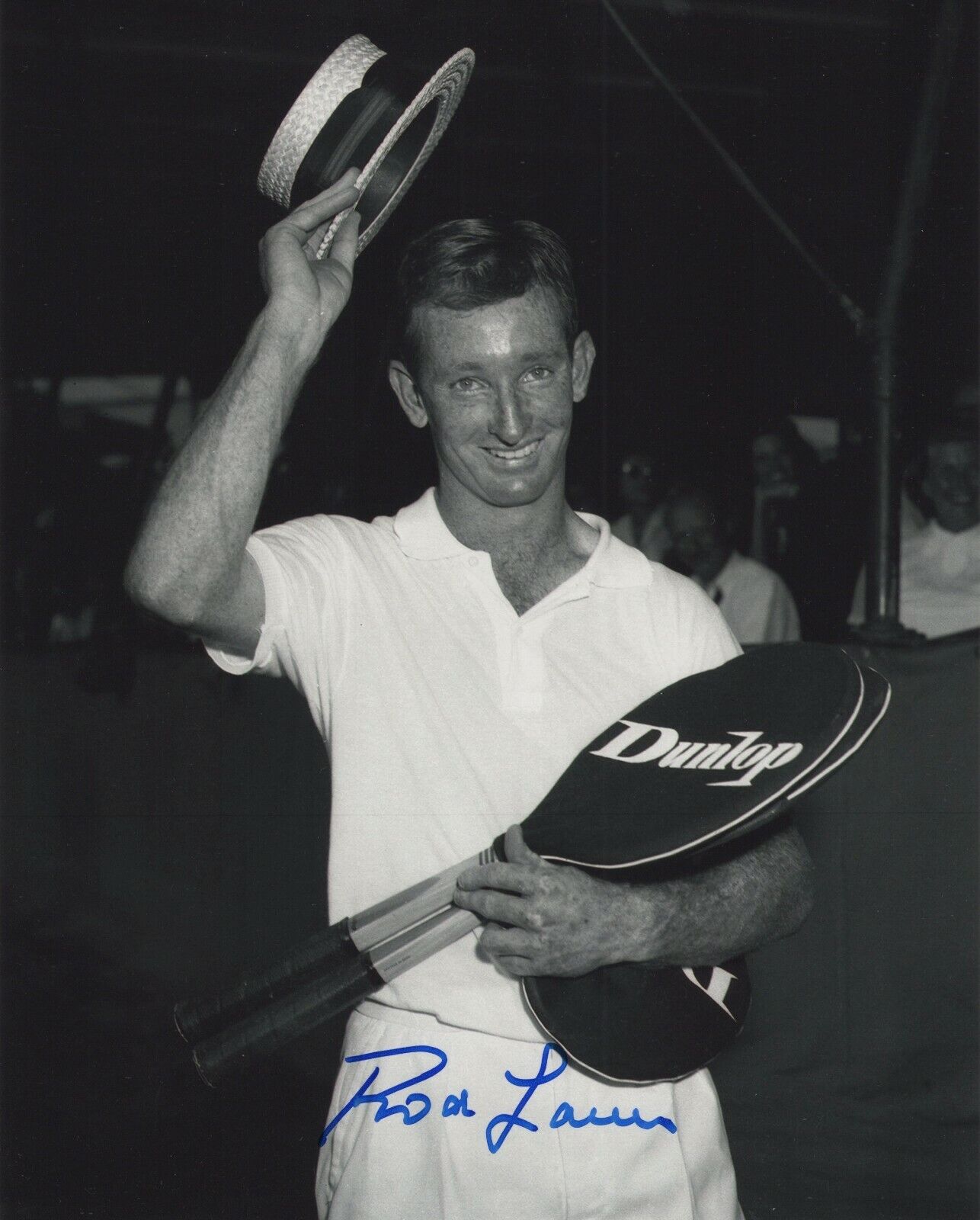 ROD LAVER SIGNED AUTOGRAPH WIMBLEDON TENNIS 8X10 Photo Poster painting #3