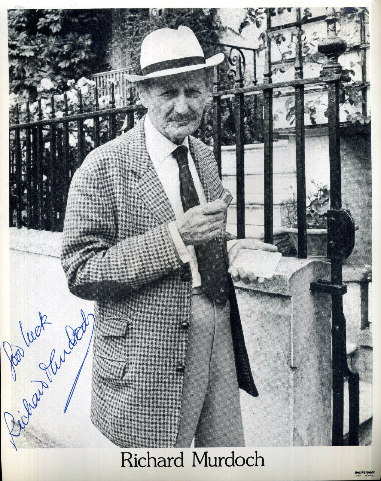 RICHARD MURDOCH Signed Photo Poster paintinggraph - Film Star Actor - preprint