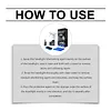 Car Headlight Restoration Kit with Towel and Sponge Headlight Cleaner and Restorer Kit for All Vehicle Types for Oxidized and Yellowed Lenses