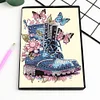 Special Shaped Butterfly Boots Diamond Painting Journal Notebook Kit