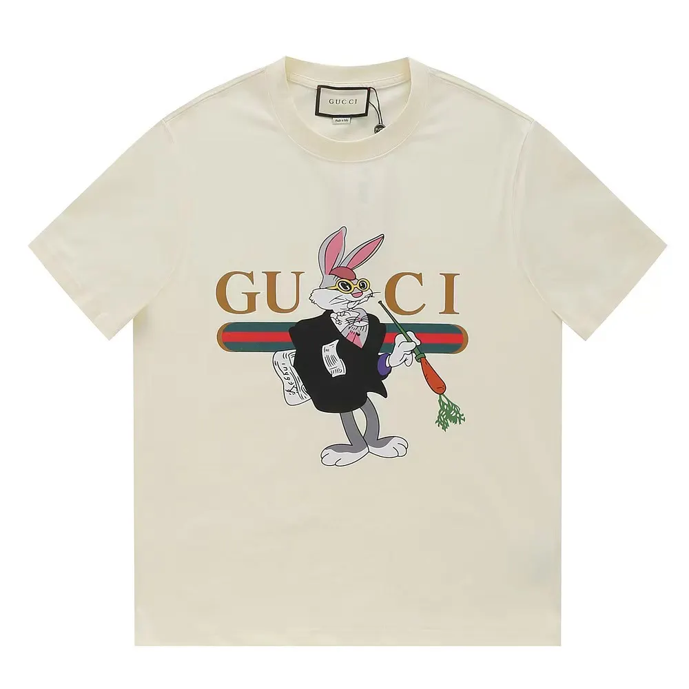Cartoon Character Graphic T-Shirt - Front View