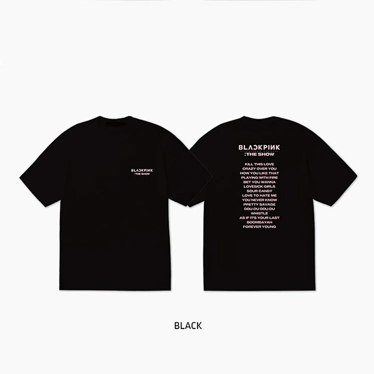 BLACKPINK THE SHOW T-SHIRTS TYPE 1