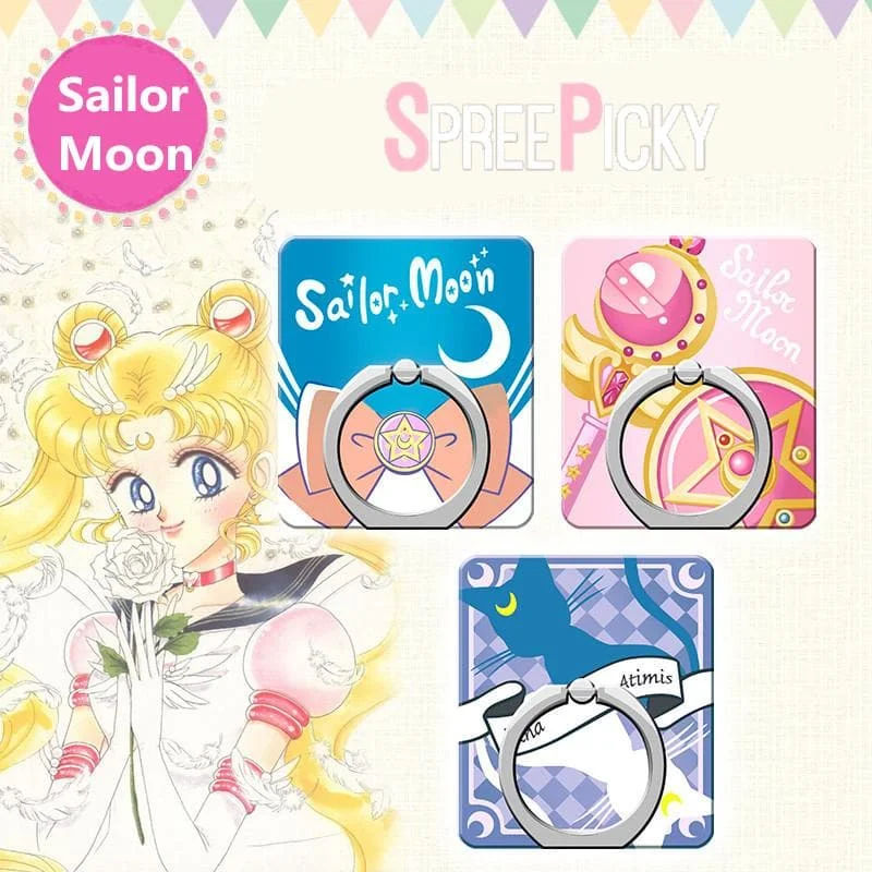 Kawaii Sailor Moon Phone Case Ring Holder SP1711229