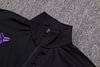 Joyfball 2025/2026 Barcelona Long Zipped Jacket Black Football Jersey 1:1 Thai Quality