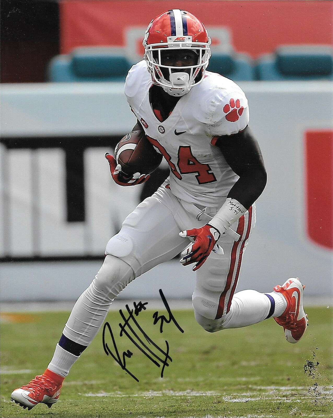 STEELERS RAY RAY RAY-RAY McCLOUD HAND SIGNED CLEMSON TIGERS 8X10 Photo Poster painting W/COA