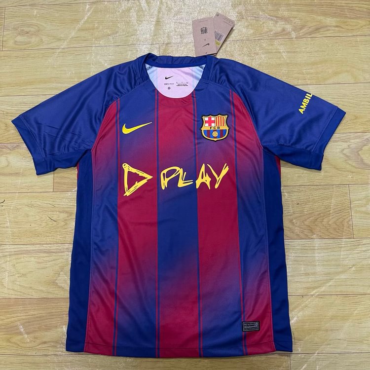2025-26 Barcelona Home Derby Special Edition Jersey - Fan Edition