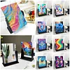 DIY Diamonds Painting Special Shaped Crystal Drill Crafts Mirror Desk Ornament Decor Kit