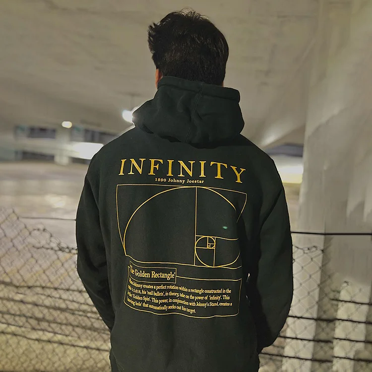 The Golden Rectangle Spiral Print Hoodie