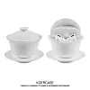 Original design creative white tea bowl/teacup/earphone case