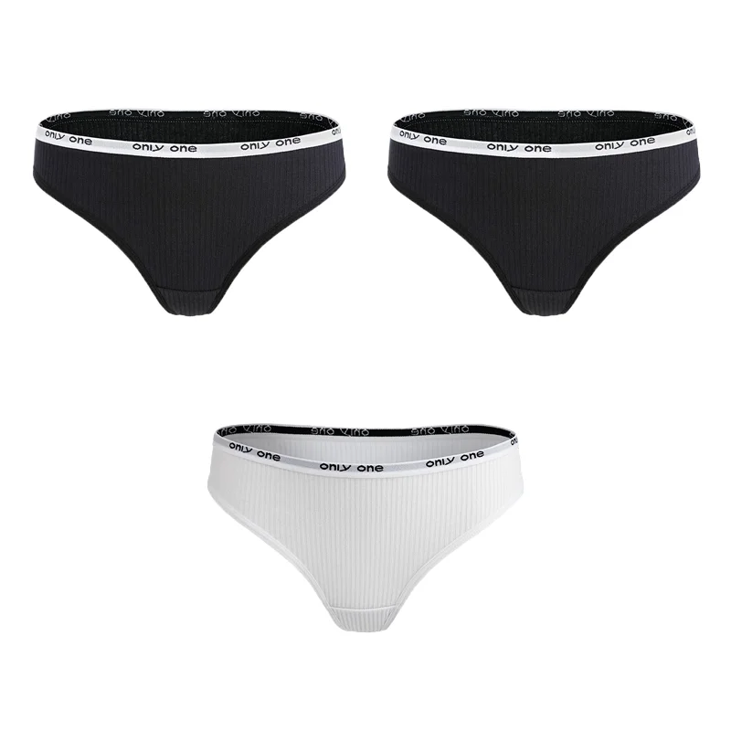Billionm pcs/lot Cotton G-string Women Thongs S-4XL Sexy Panties Underpants Letter Femme Underwear Thong Design Pantys Lingerie
