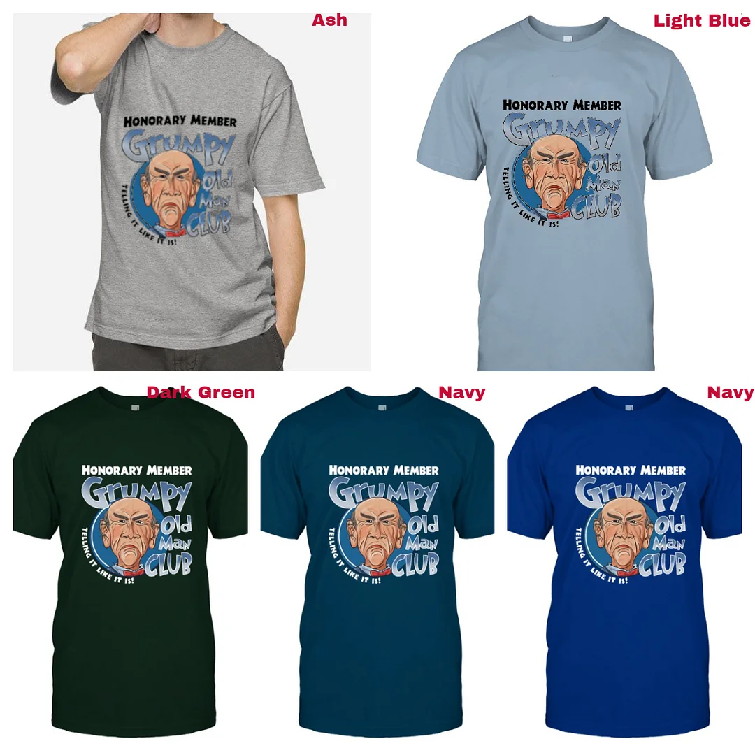 'Walter Honorary Member Grumpy Old Man Club' T-Shirt Celebrating 4th Of July - Independence Day