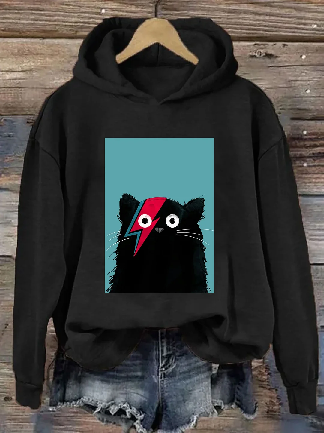 Cat Bowie Art Hoodie