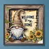 Sunflower Gnome - Partial Special Shaped Diamond Painting 30*30cm