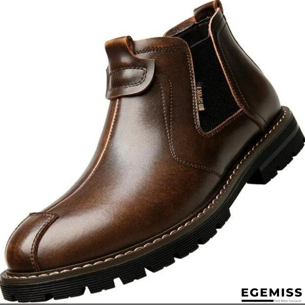 Men's New Tooling Martin Boots Men's High-top Boots Men Shoes Sneakers | EGEMISS