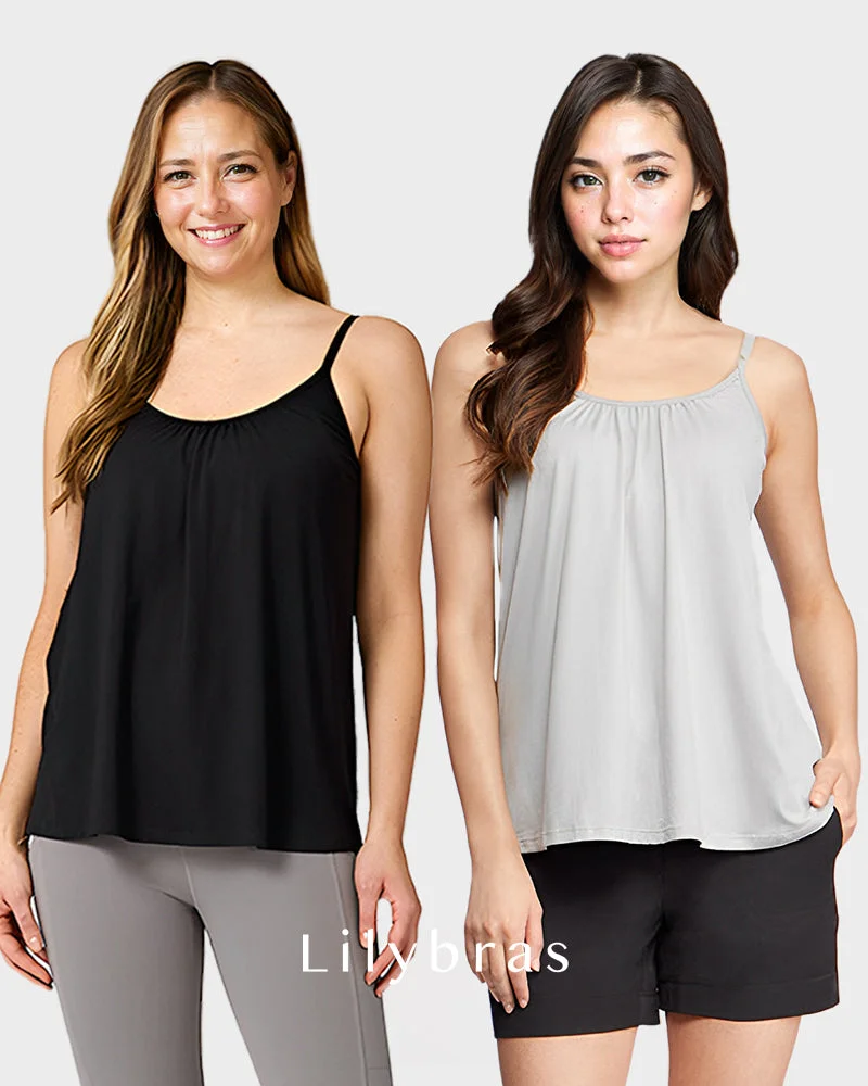 Lily®Women’s Fly Free Cooling Cami with Built-in Bra