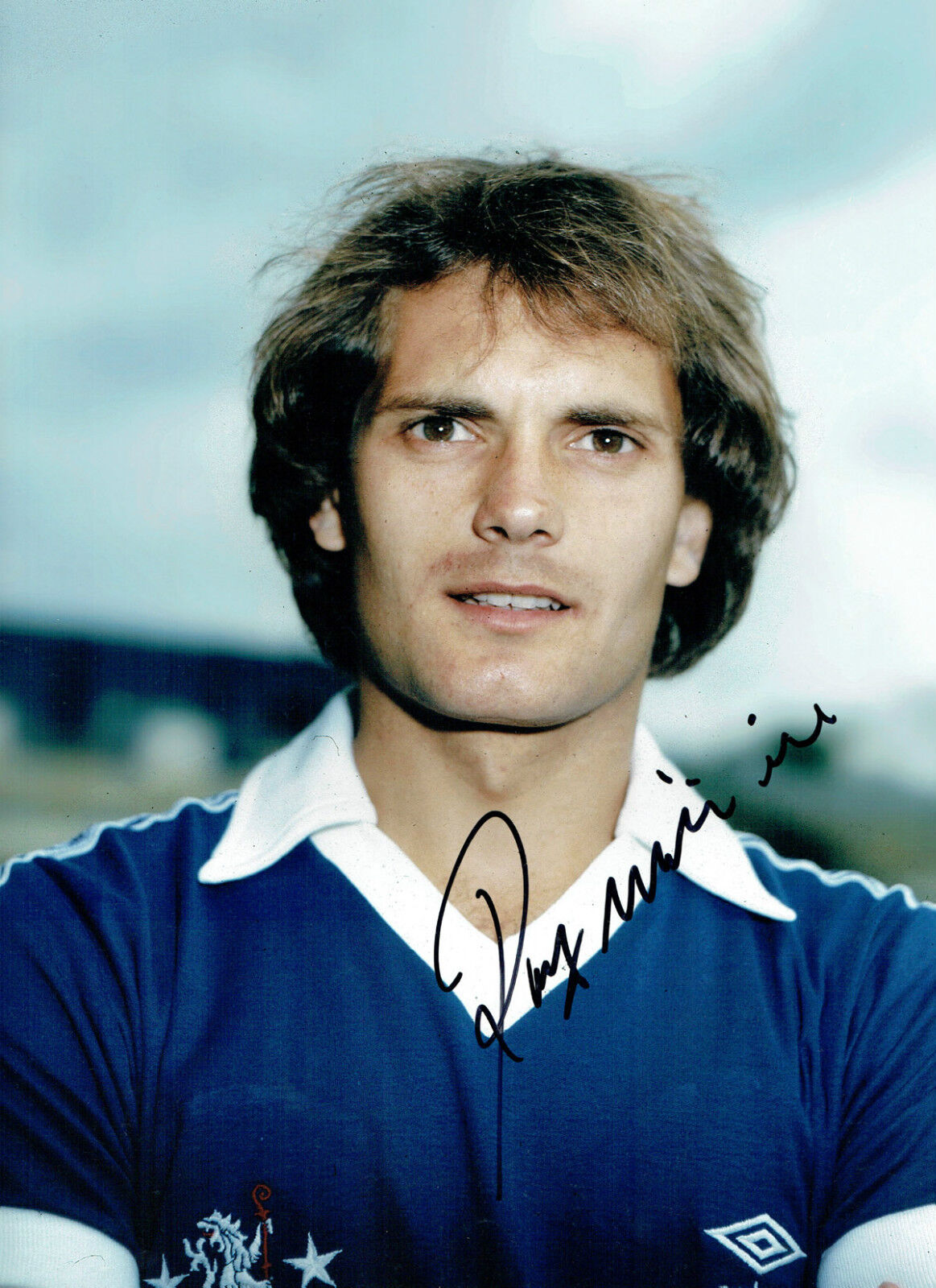 Ray WILKINS Signed Autograph 16x12 Chelsea Football Legend Photo Poster painting AFTAL COA