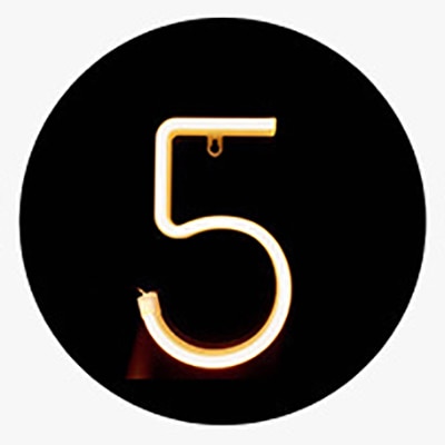 

Alphabet - Led Neon Light Sign, 501 Original