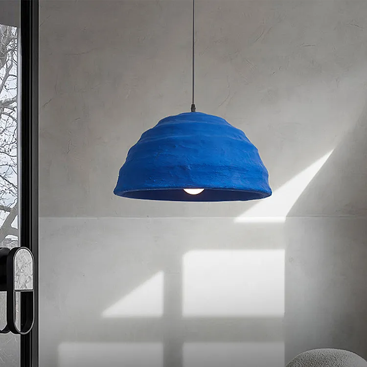 Wabi Blue Ceramic Pendant Light For Living Room