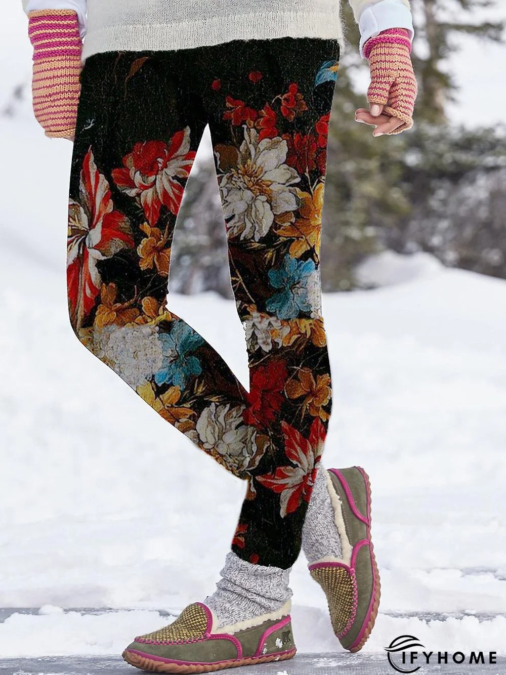 Floral Leggings | IFYHOME