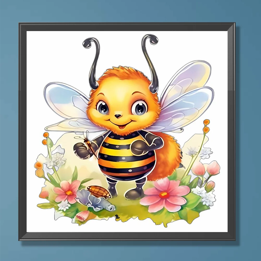 Full Round Diamond Painting 30*30cm - Bee