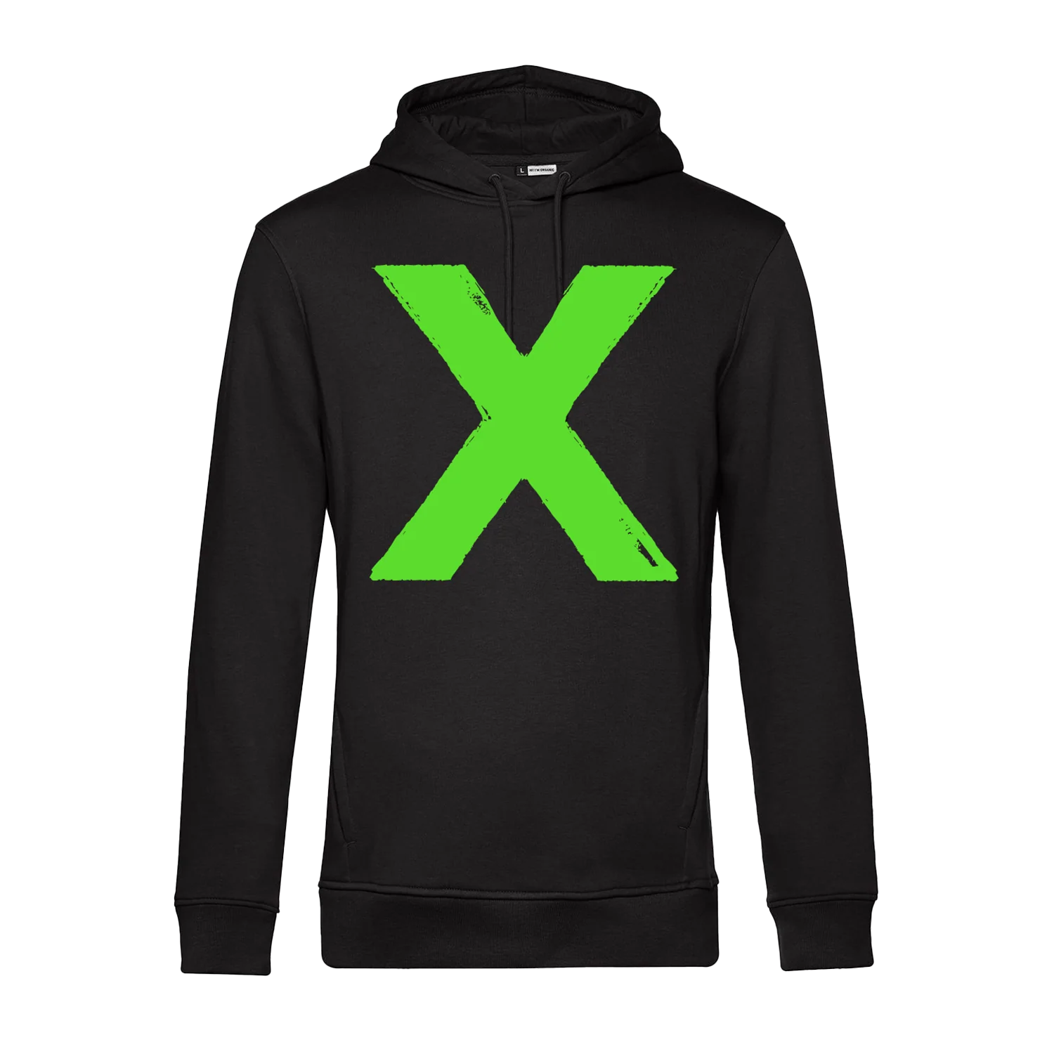 "ed sheeran x green graphic hoodie front print"