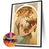 Diamond Painting -DIY Round Drill Mucha Girl
