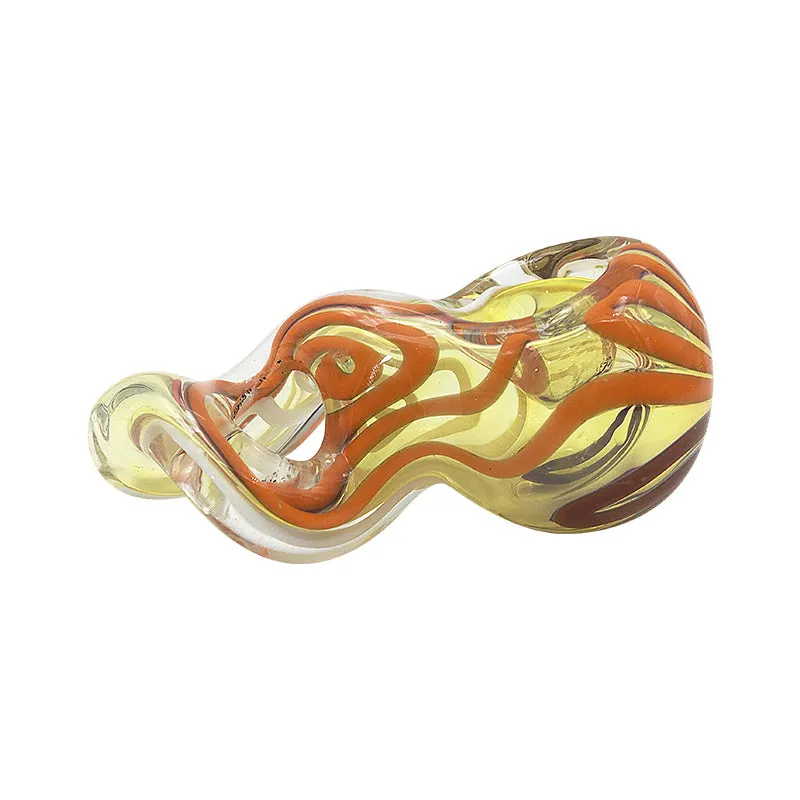 Colorful Stripe Glass Smoking Pipes Pyrex Pipe