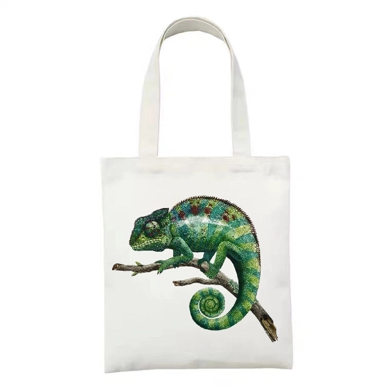 Women’s Minimalist Artistic Animal Mushroom Butterfly Shopping Bags