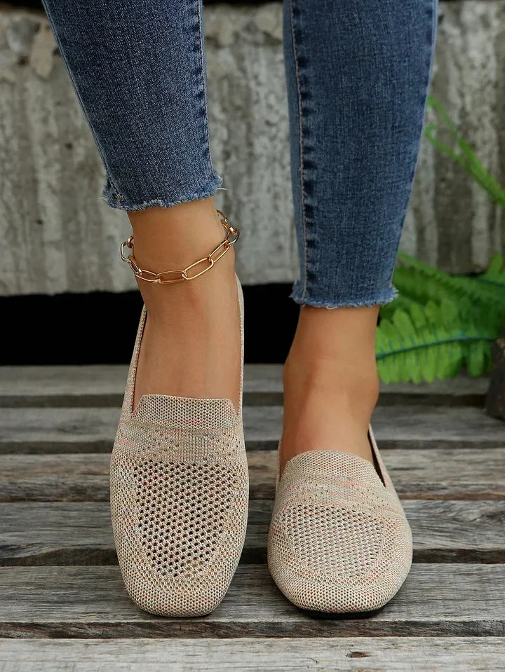 Step-In Elegance: Orthopedic Non-Slip Flat Shoes - Comfort Meets Style