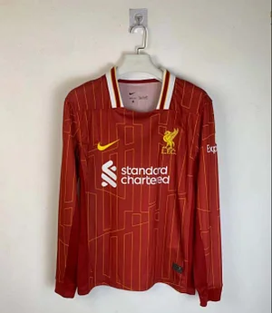 2024/2025 Long Sleeve Liverpool Home Football Shirt 1:1 Thai Quality