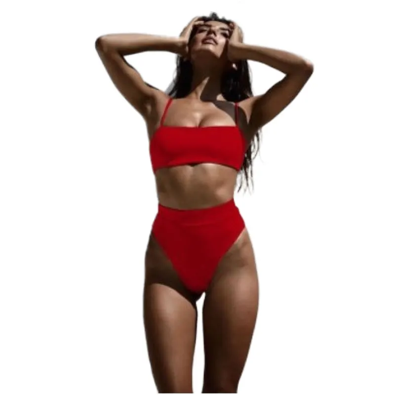 Churchf Swimsuit Lady Bikini Three-Point Sexy Swimsuit Set