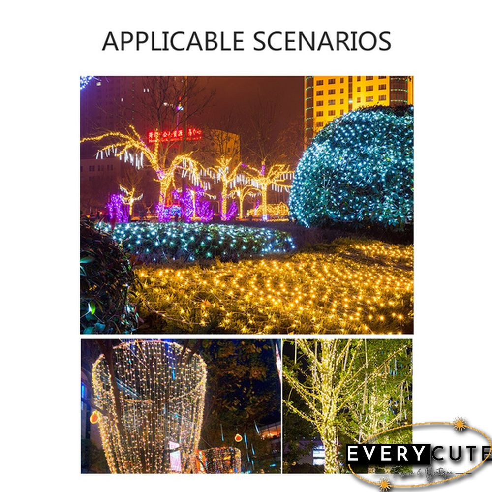 Outdoor 10M/20M 9 Colors Wedding New Year LED Christmas Decoration Outdoor Fairy String Light