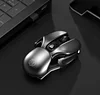 Rechargeable Wireless Mouse with Three DPI Adjustable, Mute Design, Aluminum Alloy Bottom & Sci-Fi Look, for Gamer, Study & Work