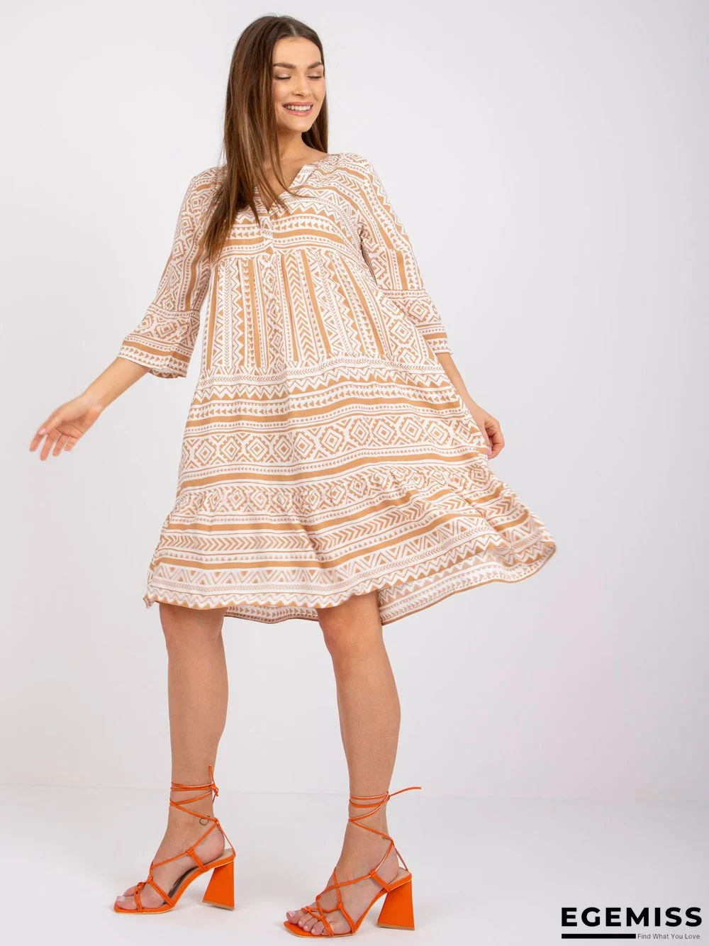 Fashionable New Printed Dress | EGEMISS