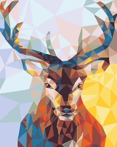Paint by Numbers Kit for Adults by Alto Crafto - Christmas Deer、bestdiys、sdecorshop
