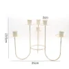 Elegant 6 Heads Candle Holder Table Centerpiece