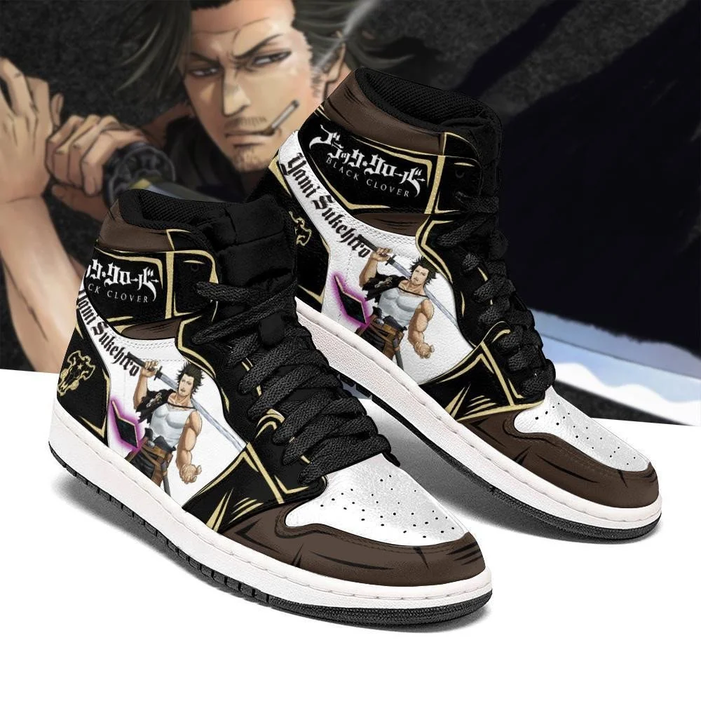 Kingofallstore - Black Bull Yami Grimore Sneakers Black Clover Anime Shoes