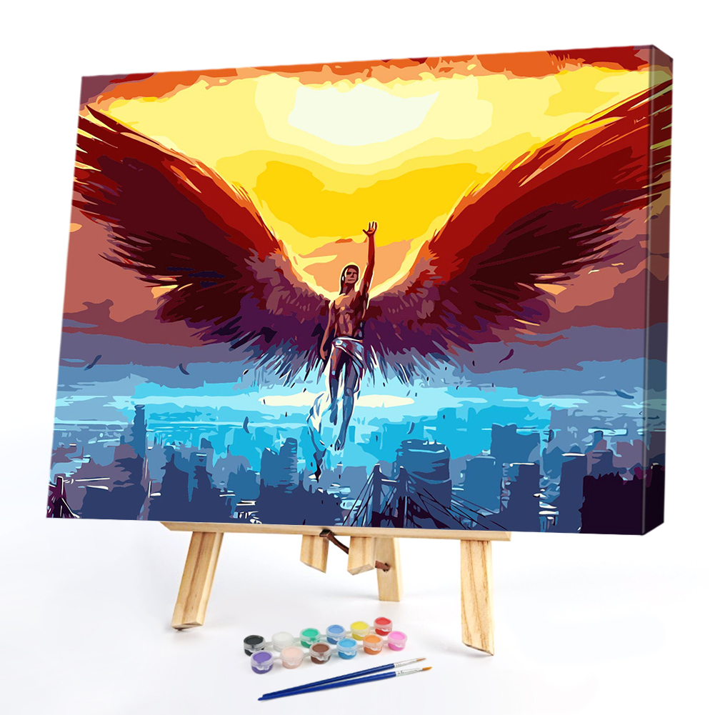 

40*50CM Paint By Numbers-Wings Man, 501 Original