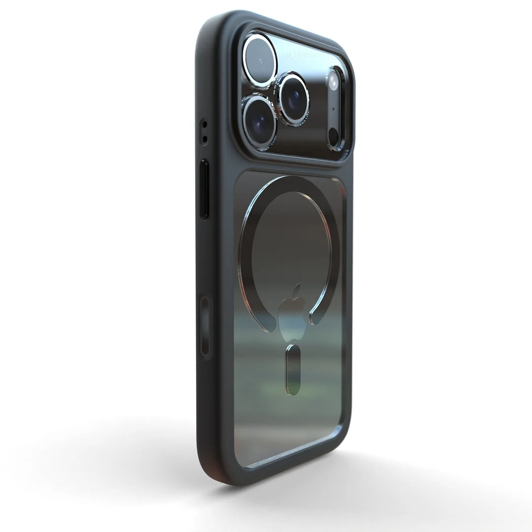 Suitable for iPhone 17 mobile phone case lens full package transparent magnetic Apple 17ProMax anti-fall protective cover cross-border